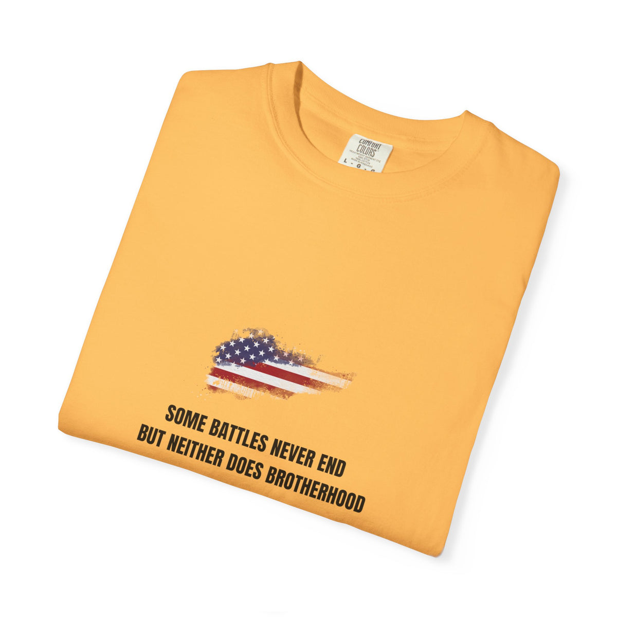 T-shirt PTSD Tribute Veteran Quote American Flag Military Silhouette Limited Edition