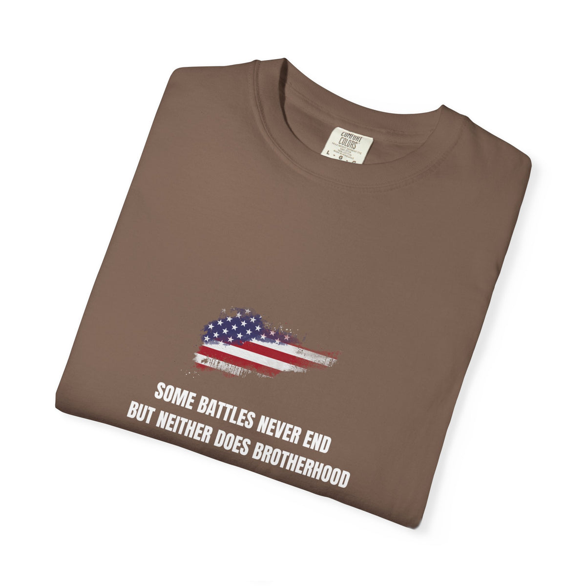 T-shirt PTSD Tribute Veteran Quote American Flag Military Silhouette Limited Edition