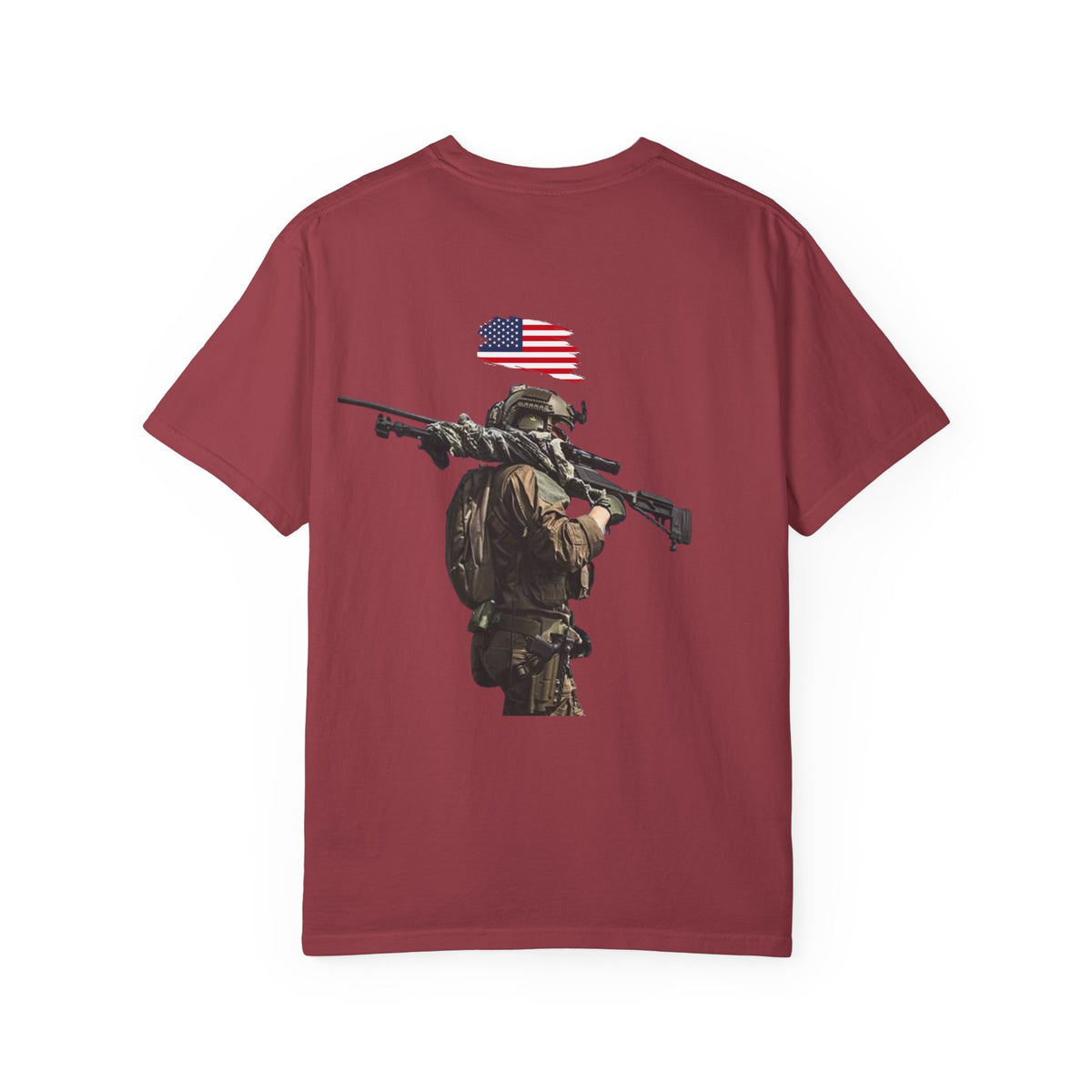 T-shirt PTSD Tribute Veteran Quote American Flag Military Silhouette Limited Edition