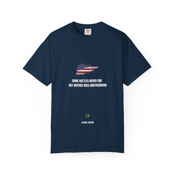 T-shirt PTSD Tribute Veteran Quote American Flag Military Silhouette Limited Edition