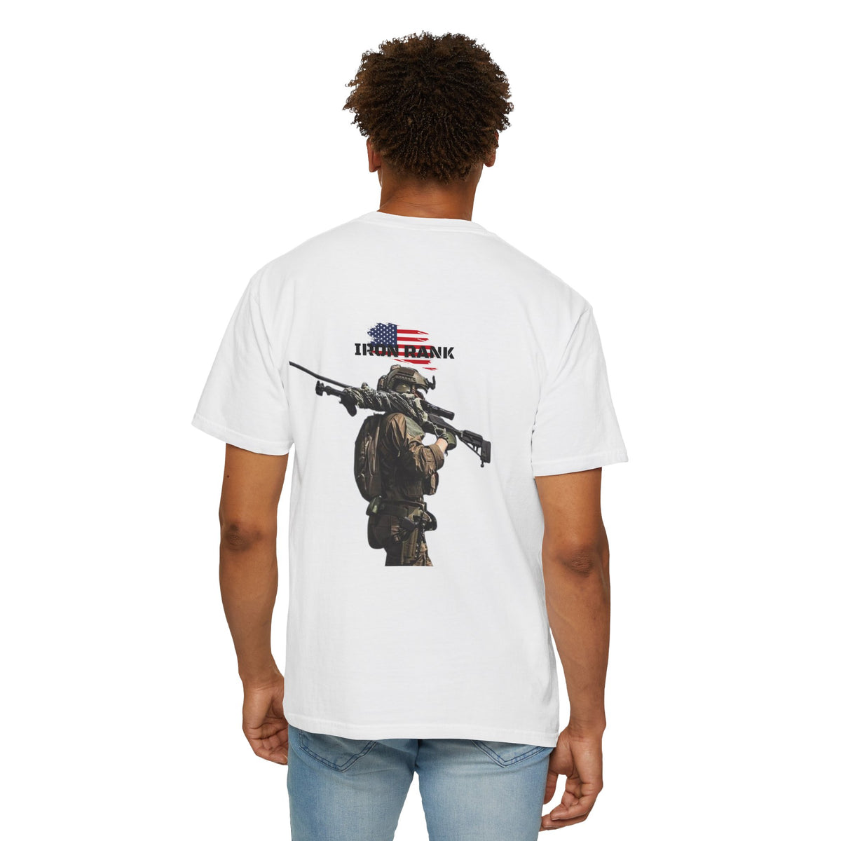 T-shirt PTSD Tribute Veteran Quote American Flag Military Silhouette Limited Edition