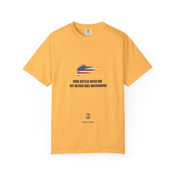 T-shirt PTSD Tribute Veteran Quote American Flag Military Silhouette Limited Edition