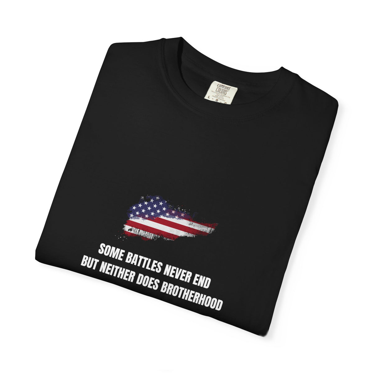T-shirt PTSD Tribute Veteran Quote American Flag Military Silhouette Limited Edition