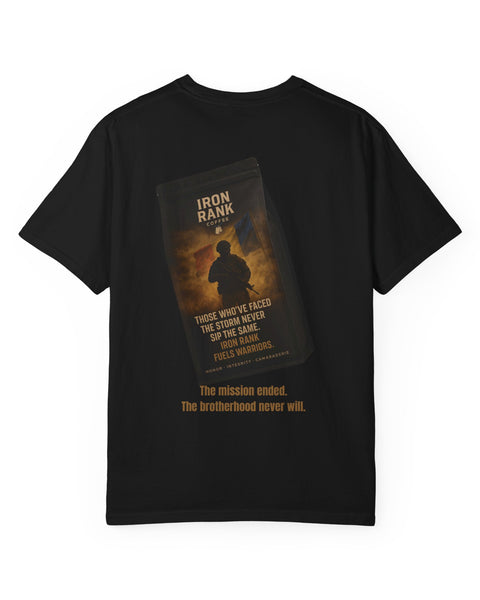 Unisex Garment-Dyed T-shirt, Military Brotherhood Tee, Veteran Appreciation Shirt, Side by Side in War Tee, Support Our Troops [...]