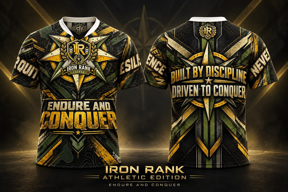 Iron Rank Endure and Conquer All-Over Print Sports Jersey, Unisex