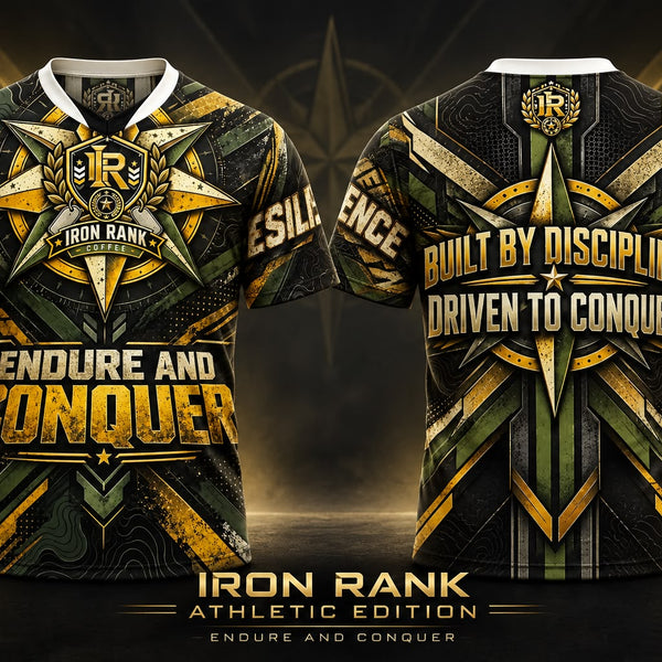 Iron Rank Endure and Conquer All-Over Print Sports Jersey, Unisex